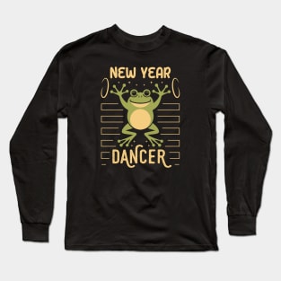 New Year Frog Dancer Long Sleeve T-Shirt